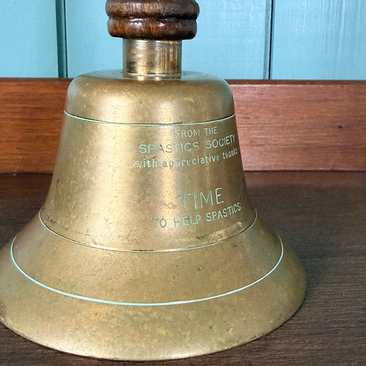 Vintage Spastics Society Charity Bell – “Time to Help Spastics”
