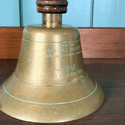 Vintage Spastics Society Charity Bell – “Time to Help Spastics”