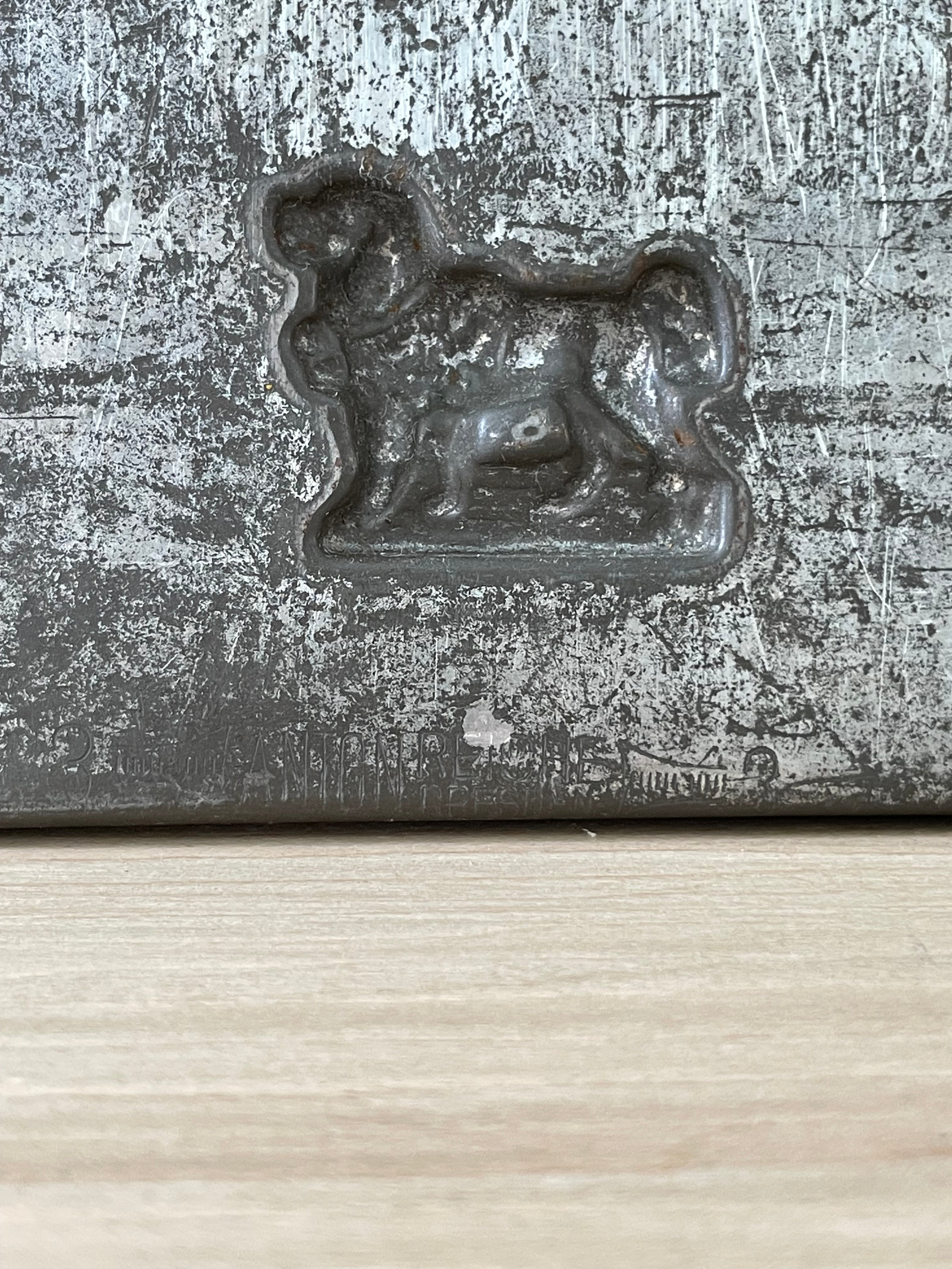 Antique Anton Reiche Chocolate Mould Tray with Animals – c.1920s