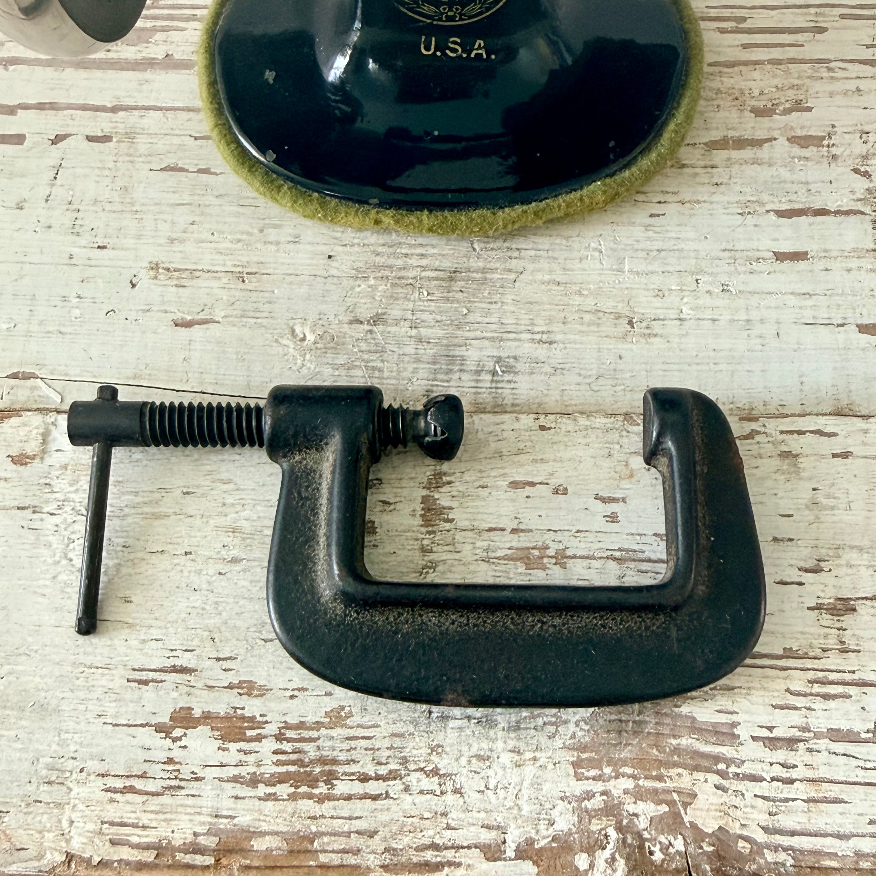 Antique Singer Model 20 Child’s Sewing Machine with Original Clamp c.1930