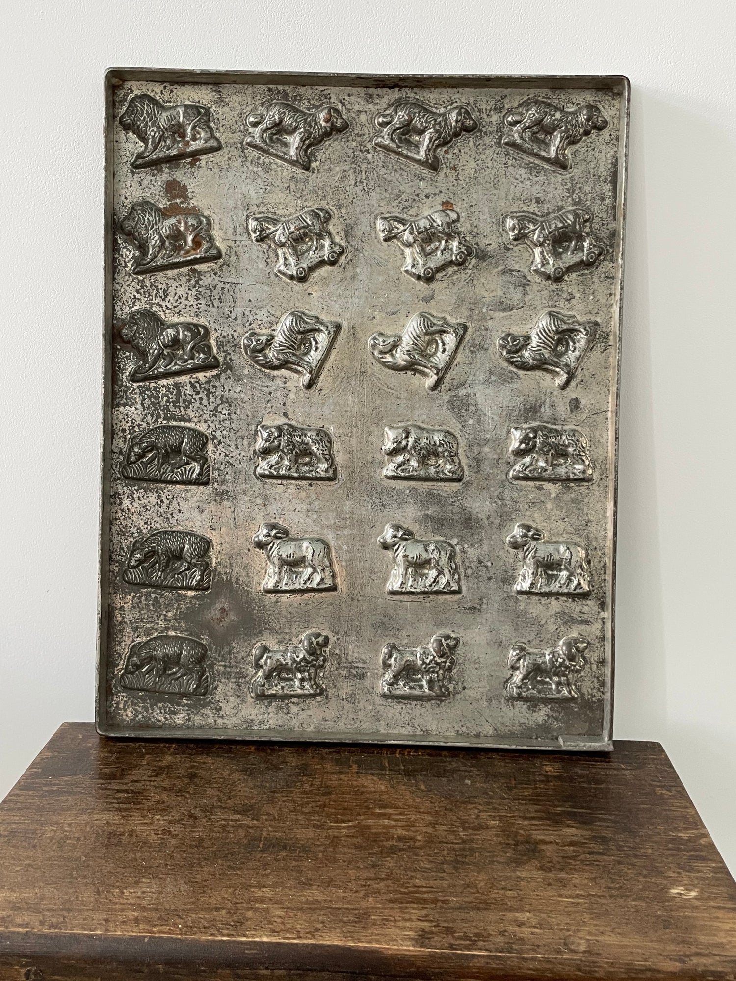 Antique Anton Reiche Chocolate Mould Tray with Animals – c.1920s