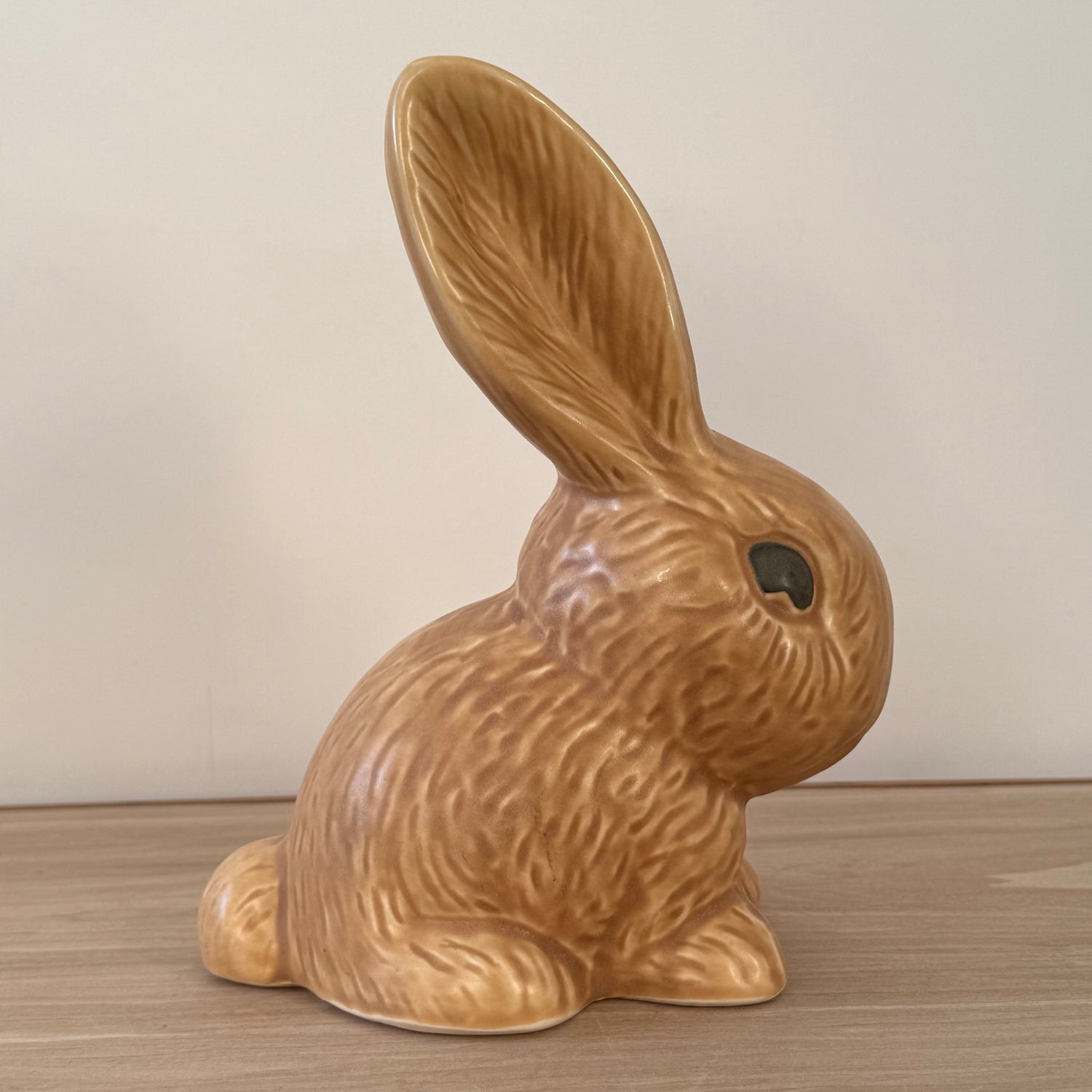 Large Sylvac Brown Rabbit Model 1028 Vintage Pottery Figure