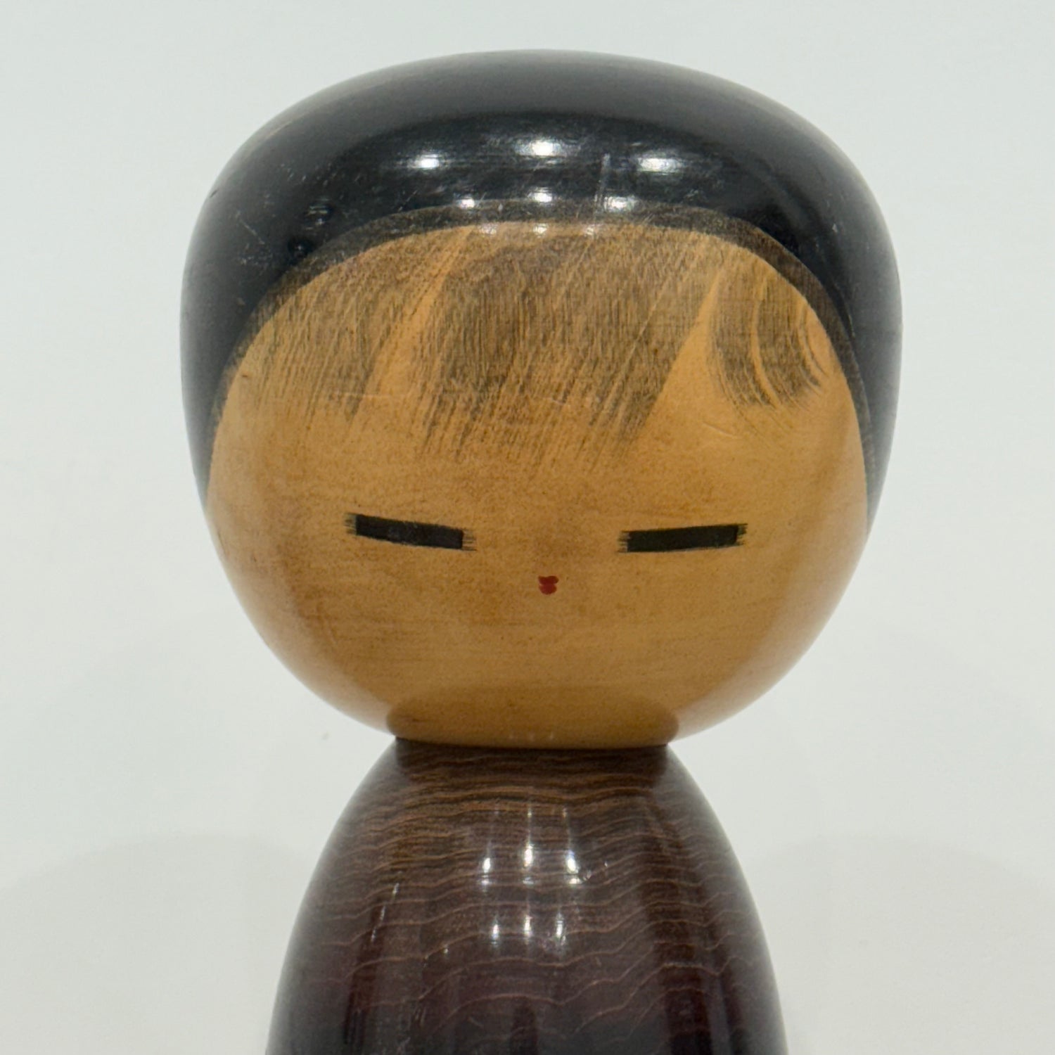 Large Pair of Japanese Sōsaku Kokeshi Dolls by Watanabe Masao