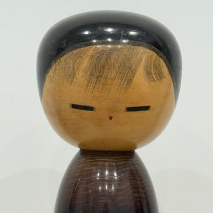 Large Pair of Japanese Sōsaku Kokeshi Dolls by Watanabe Masao