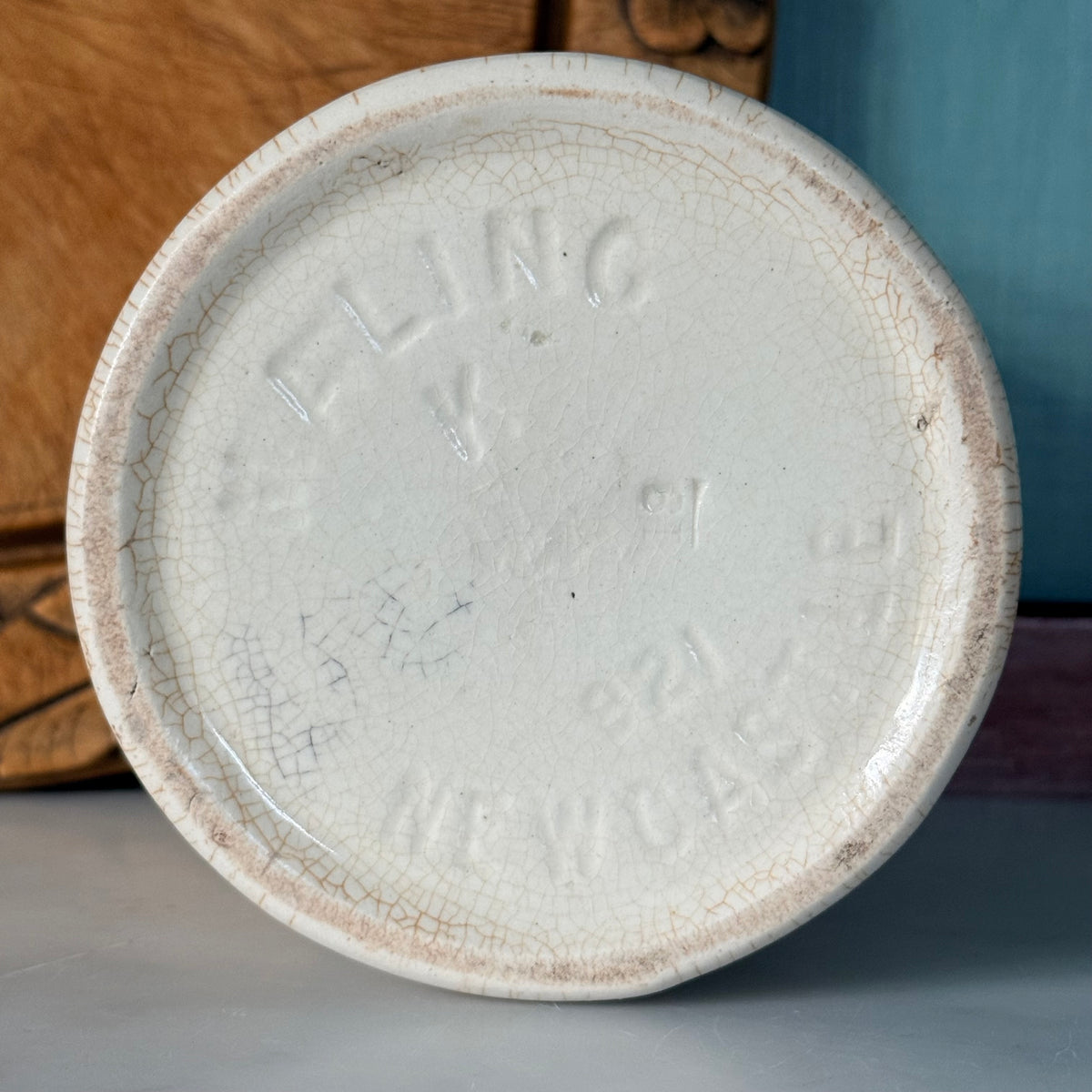 Antique Victorian James Keiller &amp; Sons Dundee Marmalade 2lb Pot Maling