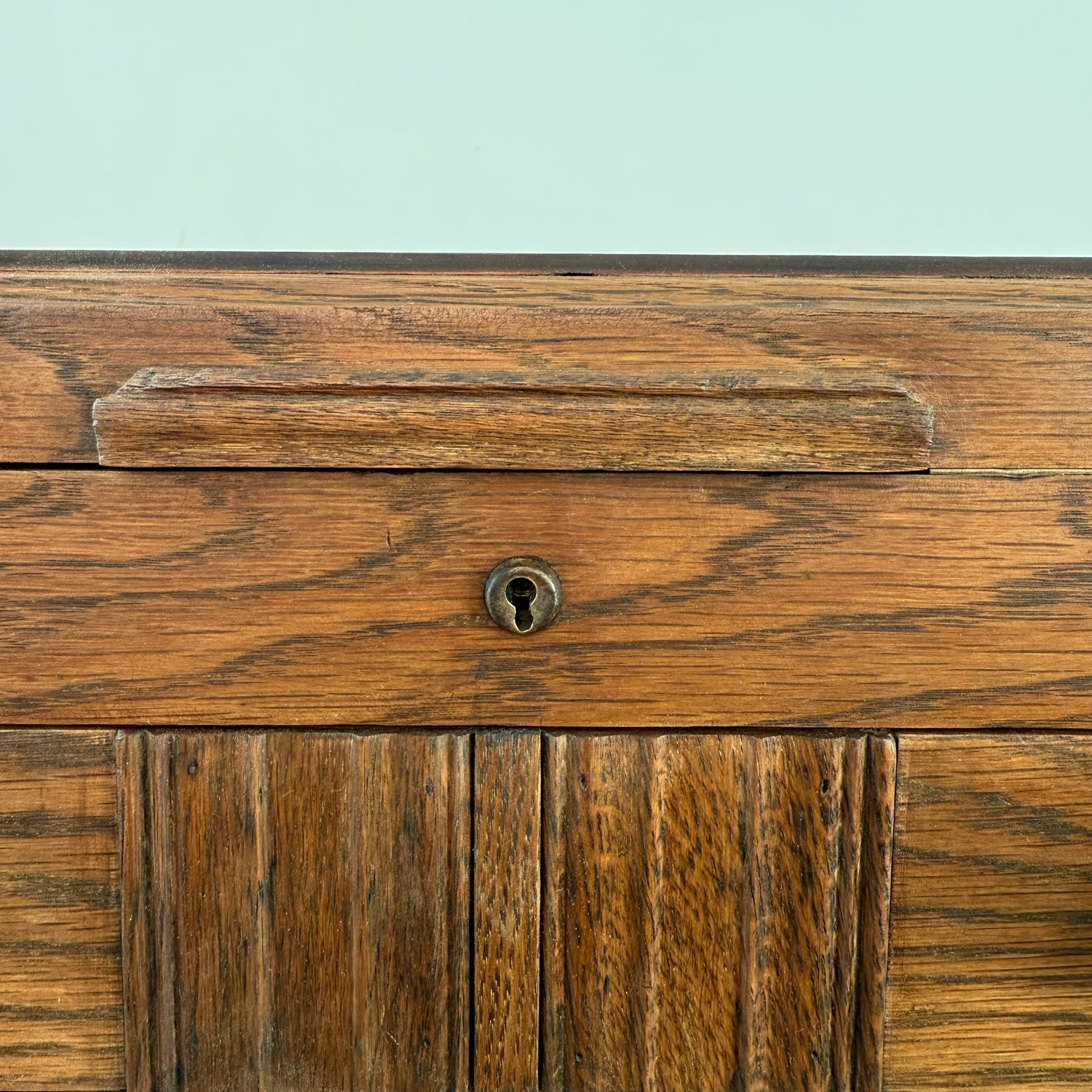 Liberty &amp; Co Oak Sewing Box with Drawers Arts &amp; Crafts Antique