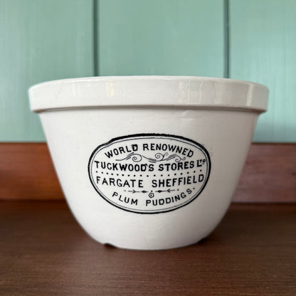 Vintage Tuckwood’s Stores Sheffield Plum Pudding Bowl