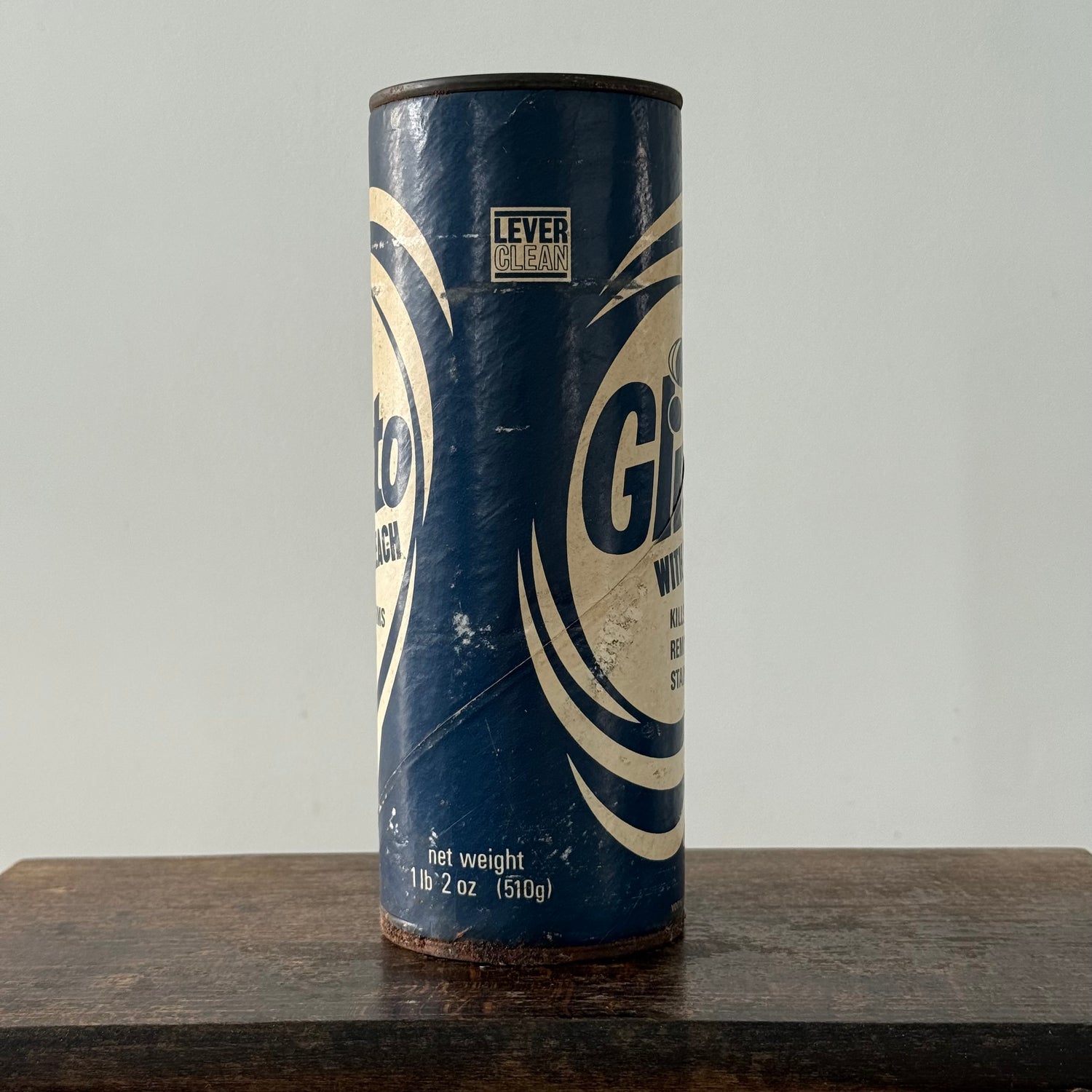 Glitto With Bleach Vintage Cleaning Powder Tin Unopened