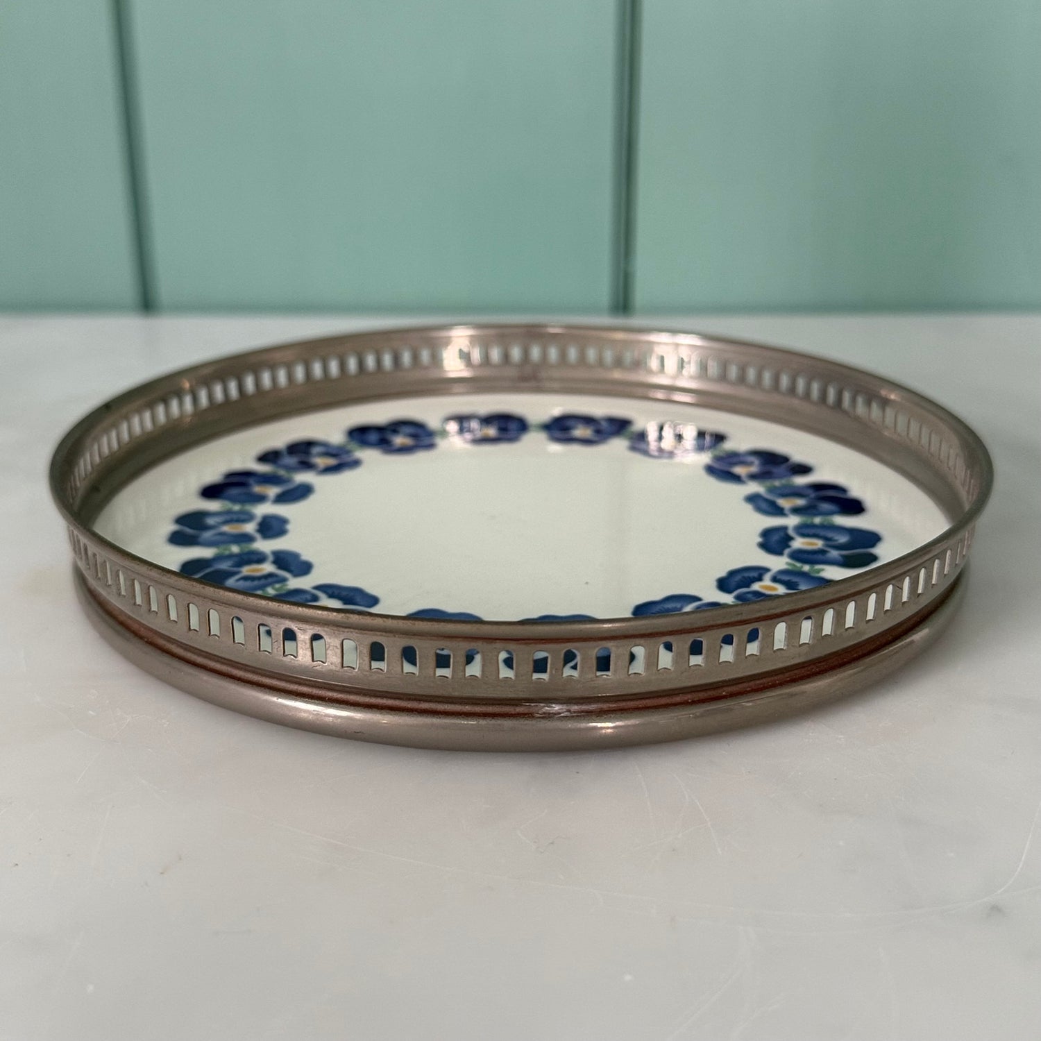 Art Deco WMF Wächtersbach Pansy Teapot Stand / Trivet – Dec. 2194