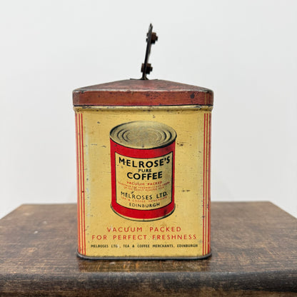 Melrose’s Tea &amp; Coffee Grocer’s String Tin Counter Top Edinburgh