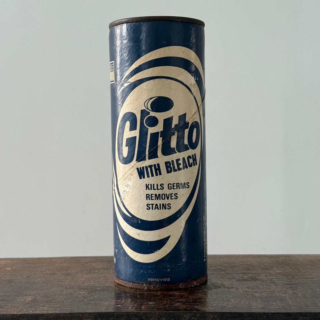 Glitto With Bleach Vintage Cleaning Powder Tin Unopened