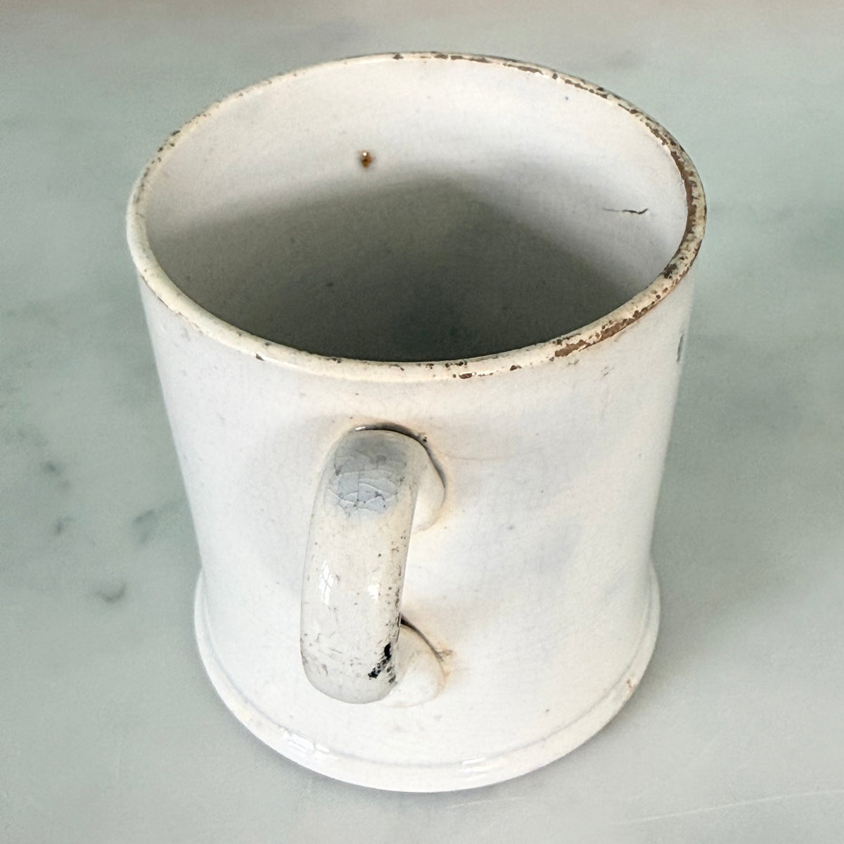 Antique Pearlware Child’s Doe and Fawn Mug – c.1820