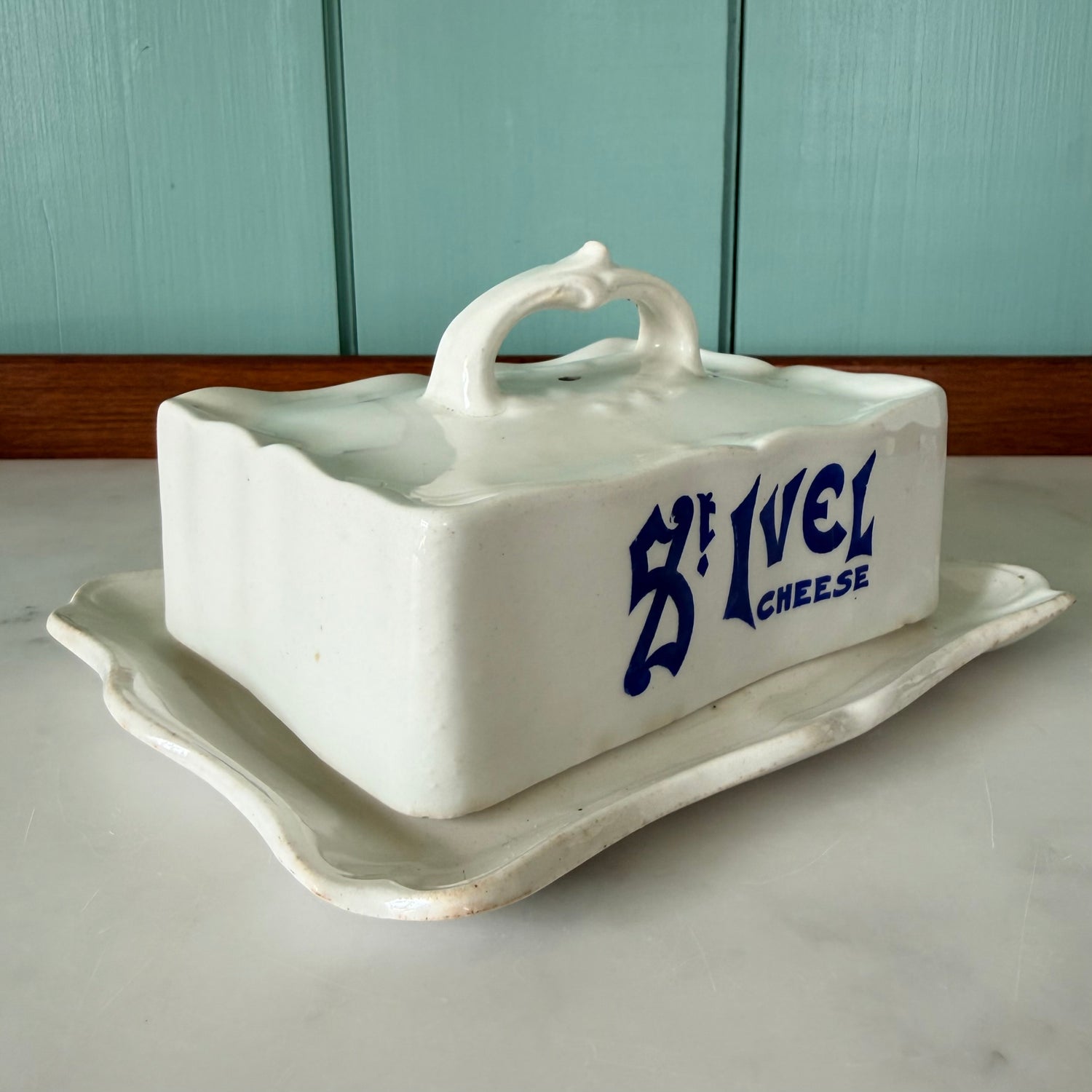 Antique St Ivel Cheese Dish by Wilkinson Ltd Staffordshire c.1910