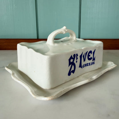 Antique St Ivel Cheese Dish by Wilkinson Ltd Staffordshire c.1910