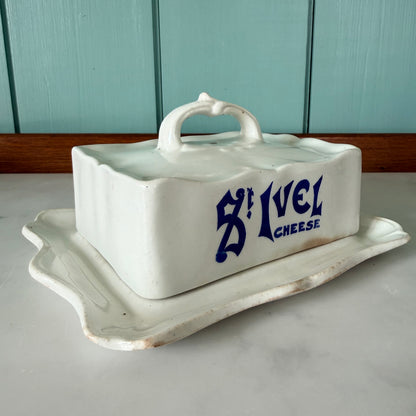 Antique St Ivel Cheese Dish by Wilkinson Ltd Staffordshire c.1910