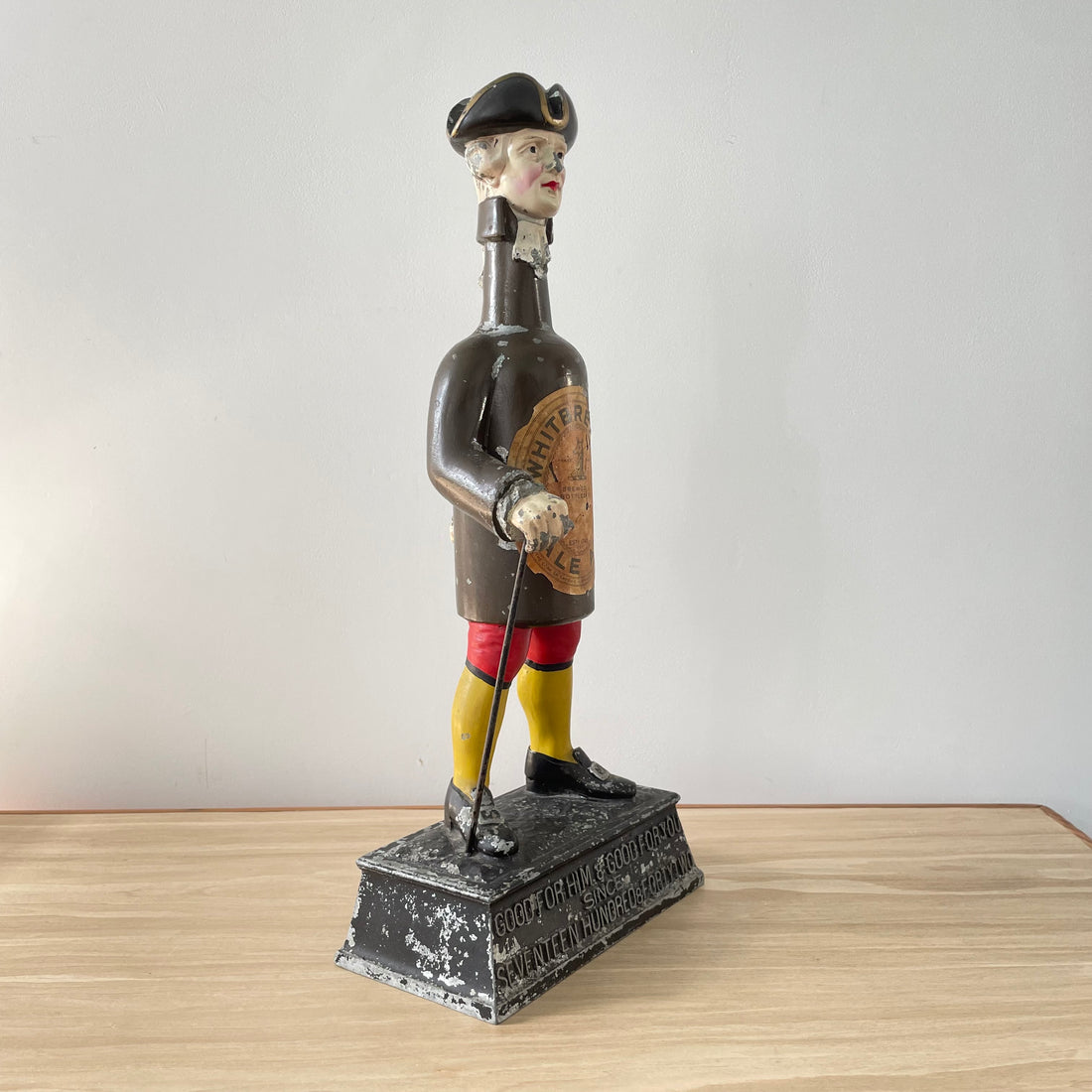 Antique Whitbread’s Pale Ale Toby Advertising Figure – Cast Metal Pub Display c.1930s
