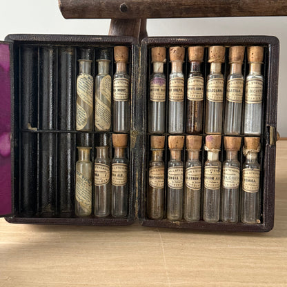 Antique Homeopathic Chemist’s Remedy Case by John J. Stevenson Nottingham