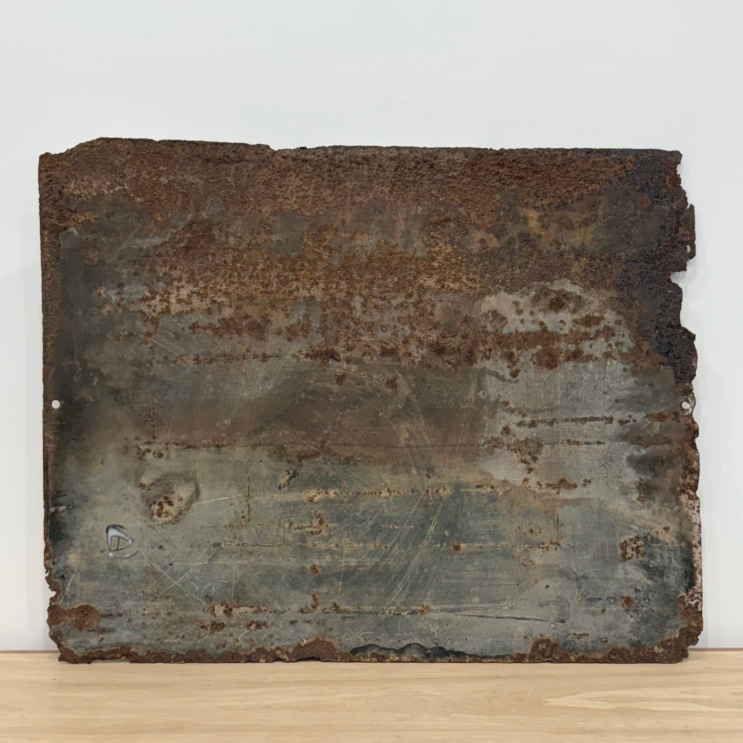 Gargoyle Mobiloil Enamel Advertising Sign Vacuum Oil Company c1920