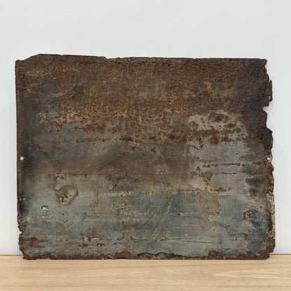 Gargoyle Mobiloil Enamel Advertising Sign Vacuum Oil Company c1920