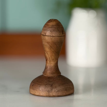 Antique Wooden Cow Butter Stamp / Treen Dairy Mould