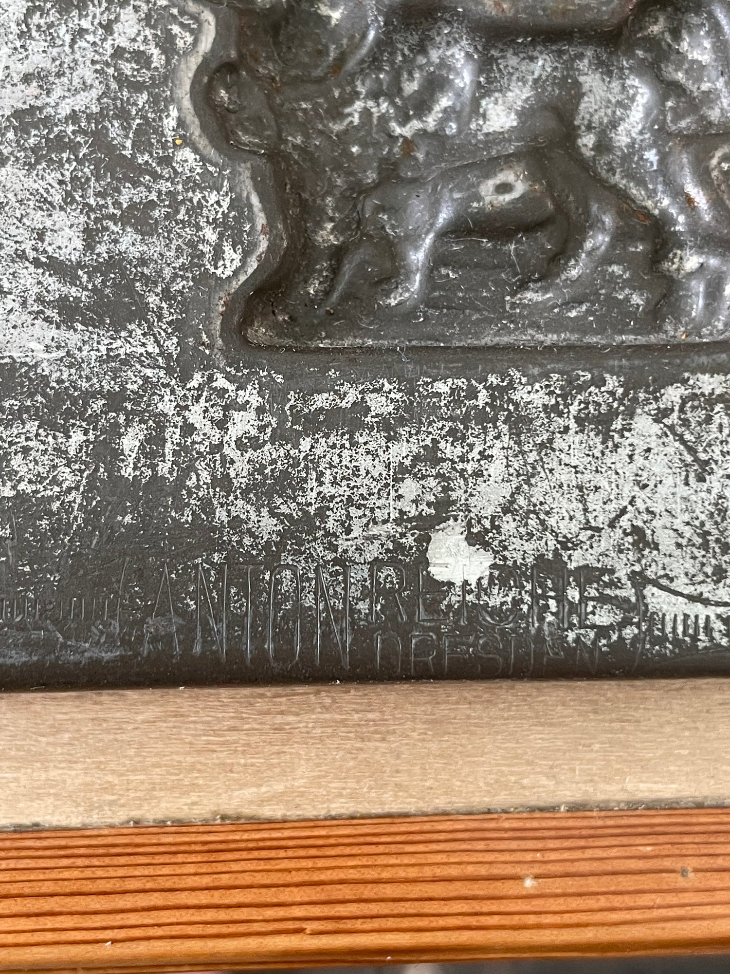 Antique Anton Reiche Chocolate Mould Tray with Animals – c.1920s