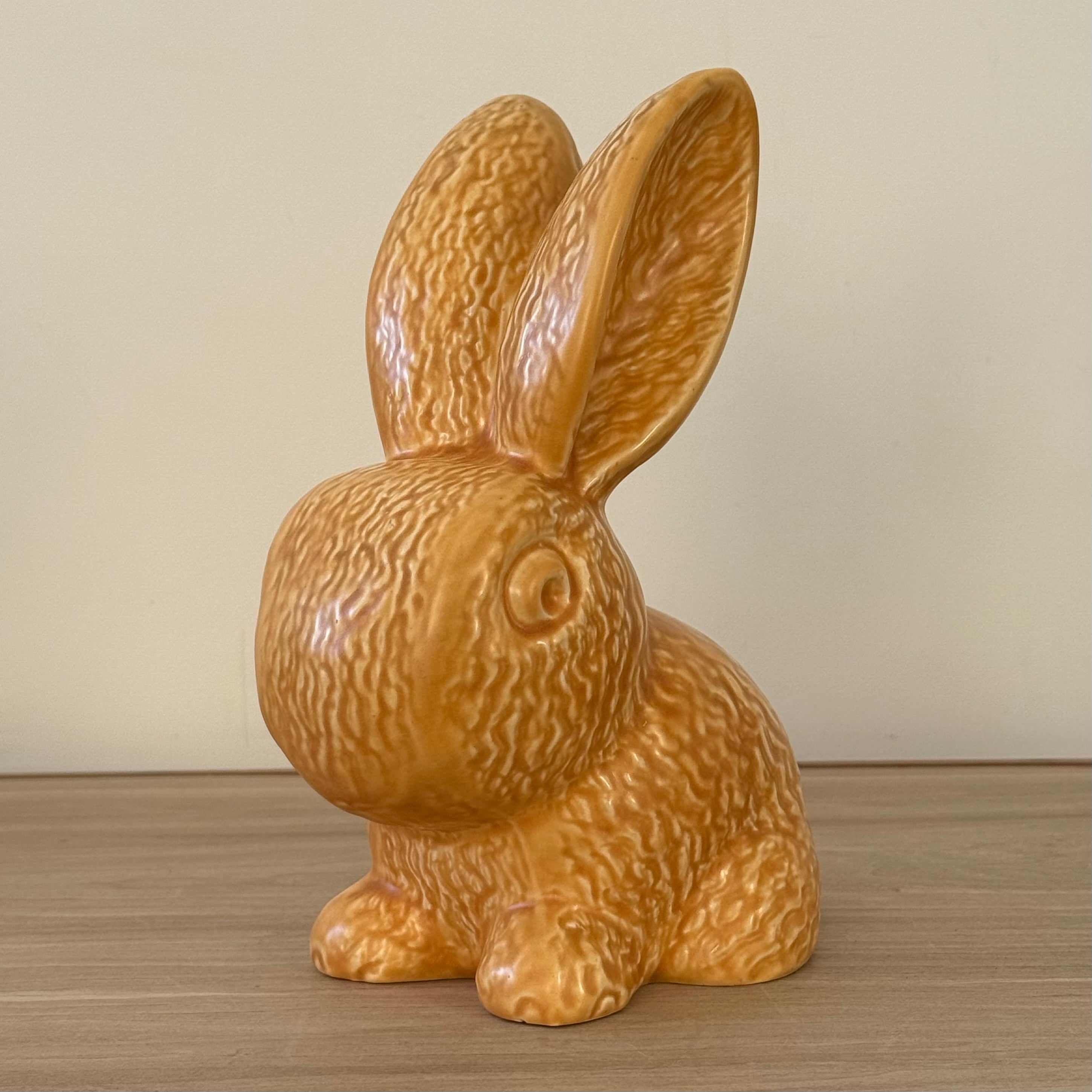 Sylvac Brown Rabbit No. 2 Impressed England Mark Pottery Figure