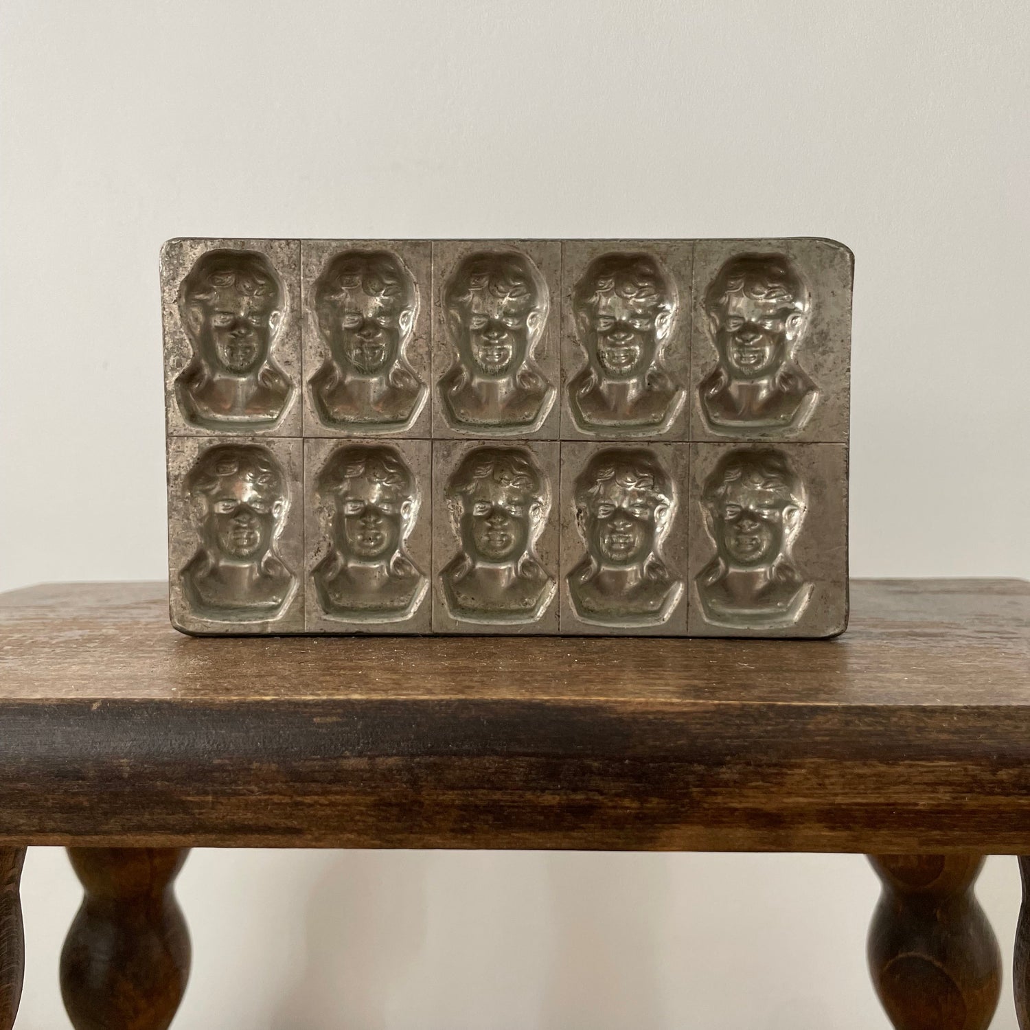 Rare Antique Chocolate Mould – Classical Busts – Marked Anton Reiche &amp; Bergisch, c.1920s