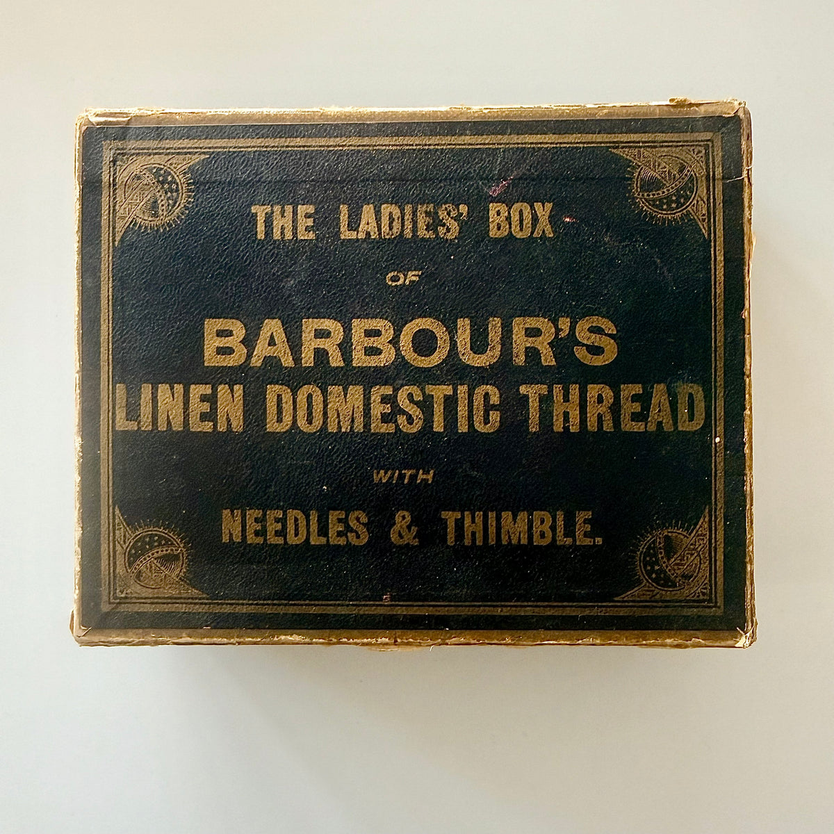 Vintage Barbour’s Ladies’ Box Linen Thread Sewing Set Haberdashery 1950s