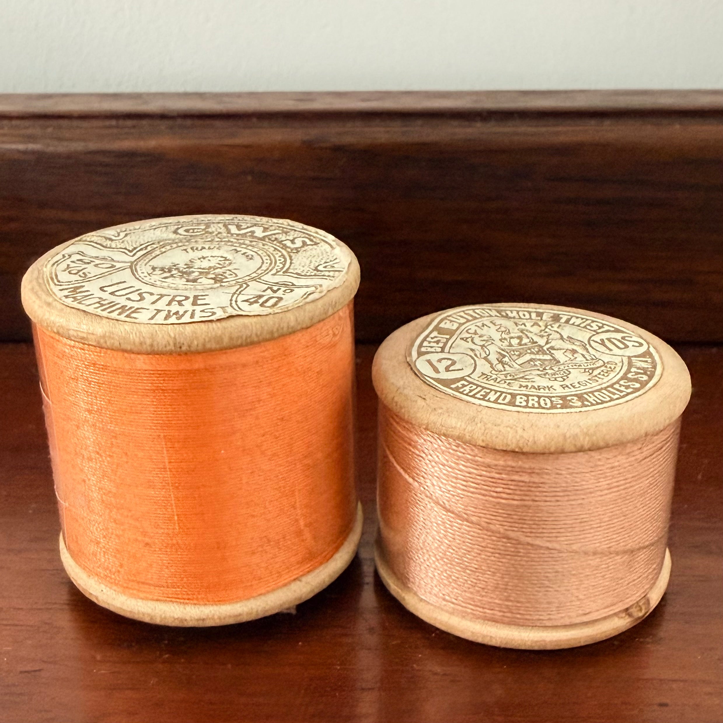 Vintage CWS &amp; Acme Wooden Cotton Reels Collection