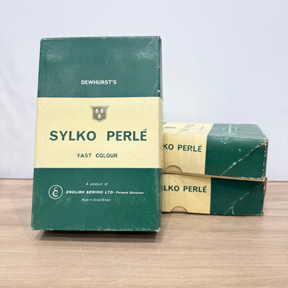 Dewhurst’s Sylko Perlé Thread – Three Boxed Sets, 24 Reels