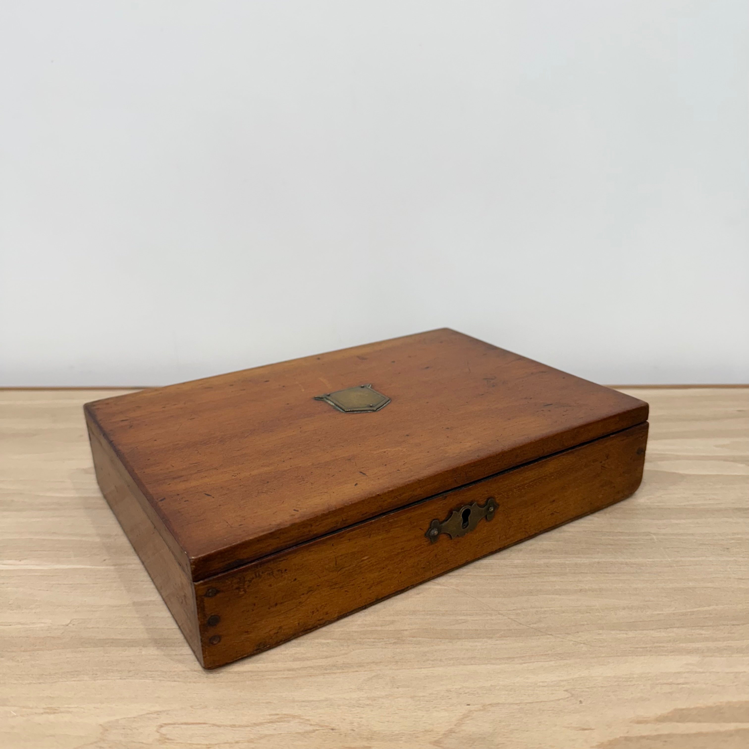 Victorian Mahogany Artist’s Drawing Box with Original Patina