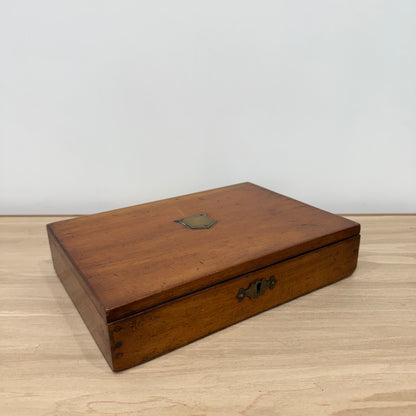 Victorian Mahogany Artist’s Drawing Box with Original Patina