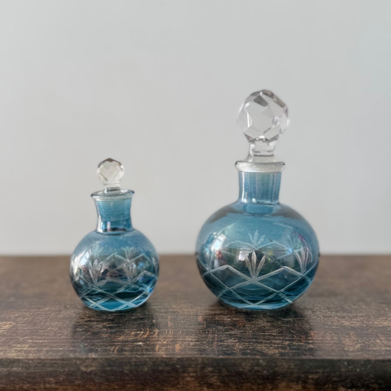 Two perfume bottles