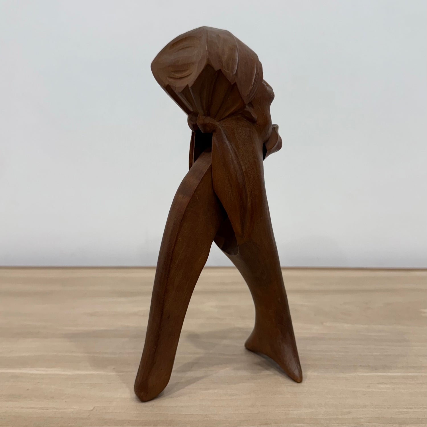 Hand Carved Wooden Figural Nutcracker Folk Art