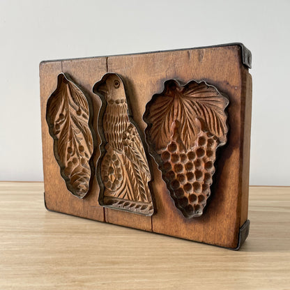 Antique Wooden Springerle Biscuit Mould – Hand-Carved – 19th–Early 20th Century
