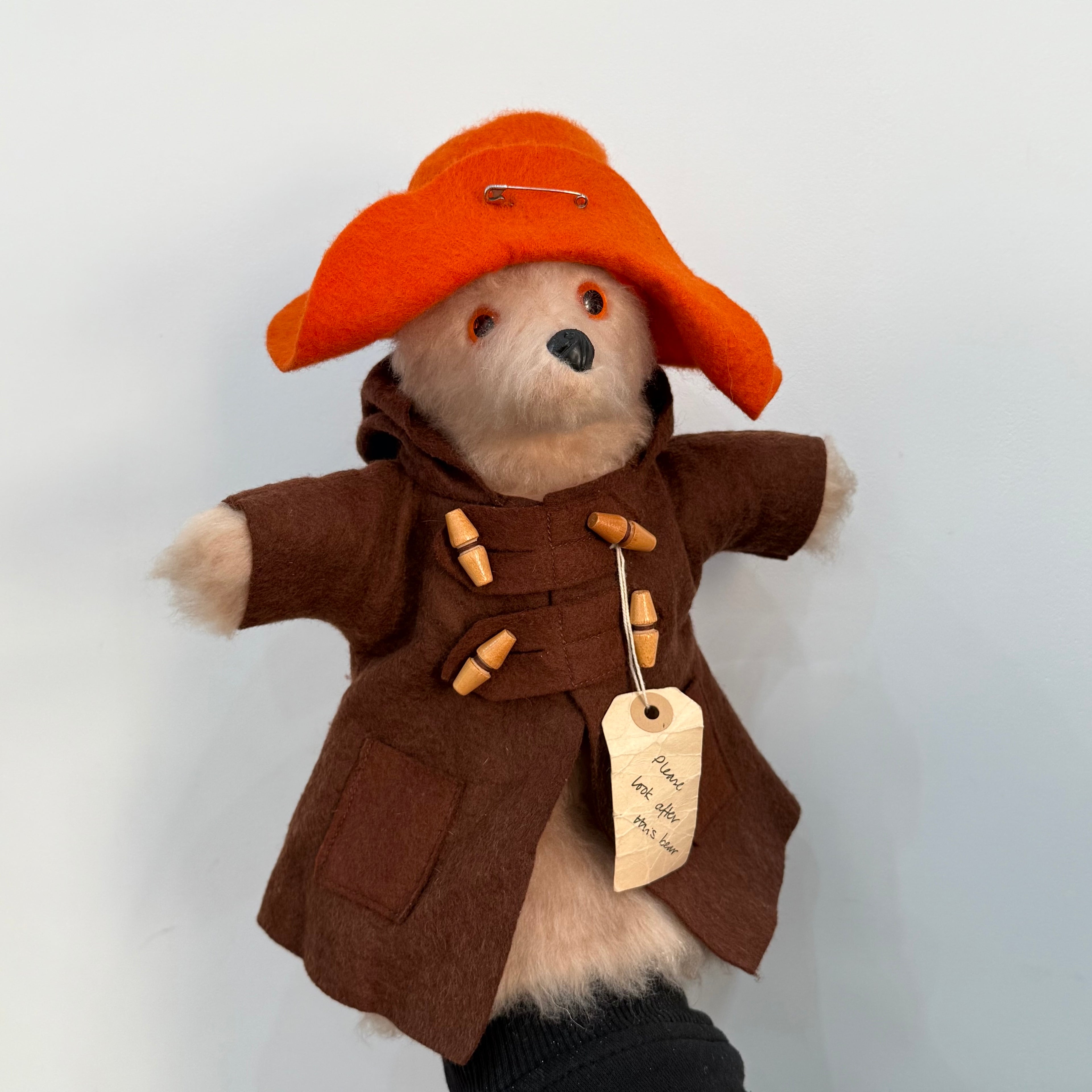 Vintage Gabrielle Designs Paddington Bear Hand Puppet Red Label