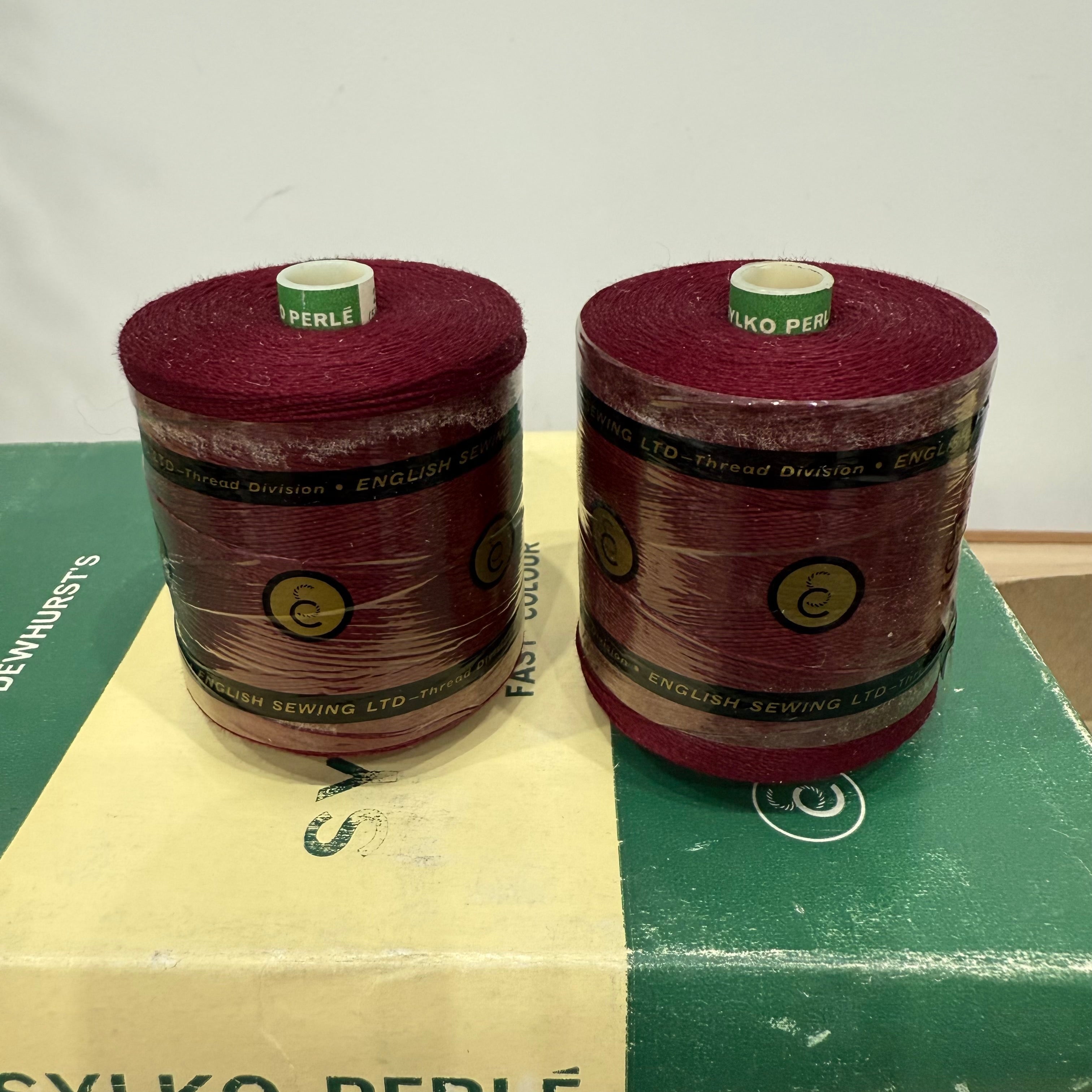 Dewhurst’s Sylko Perlé Thread – Three Boxed Sets, 24 Reels