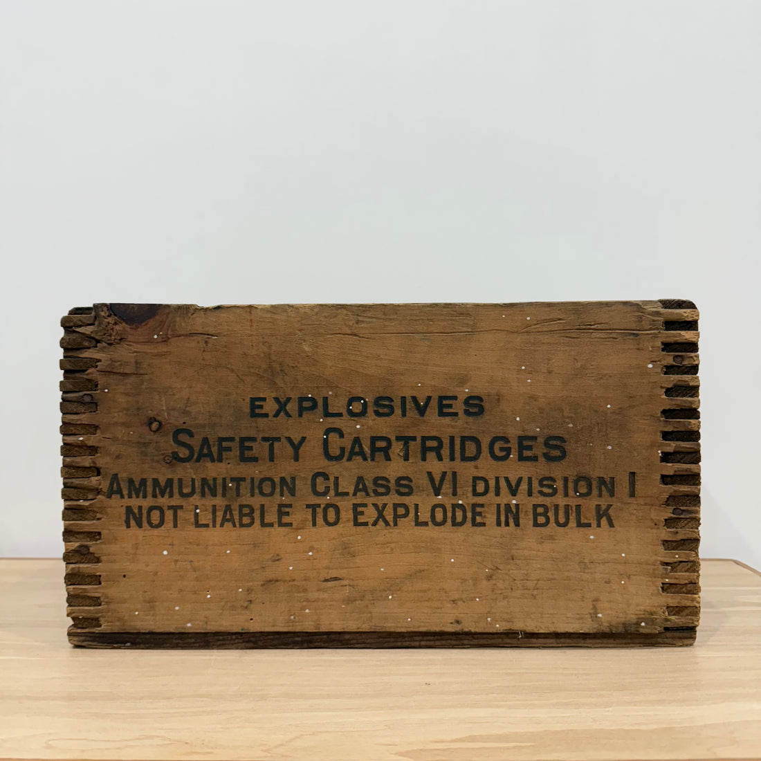 Early 20th Century Remington UMC Wooden Ammunition Transit Crate