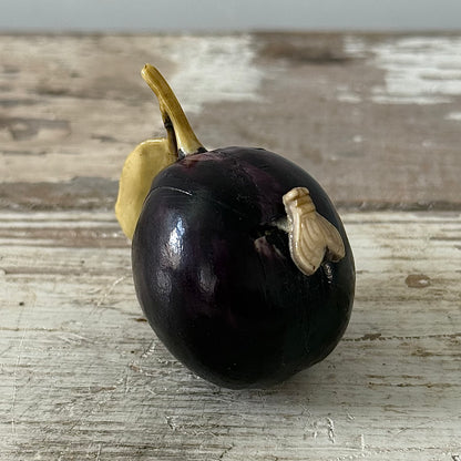 Antique Celluloid Plum Tape Measure with Fly Pull