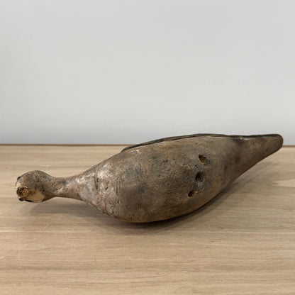 Antique Wooden Lapwing Decoy Hand Carved British Folk Art Bird