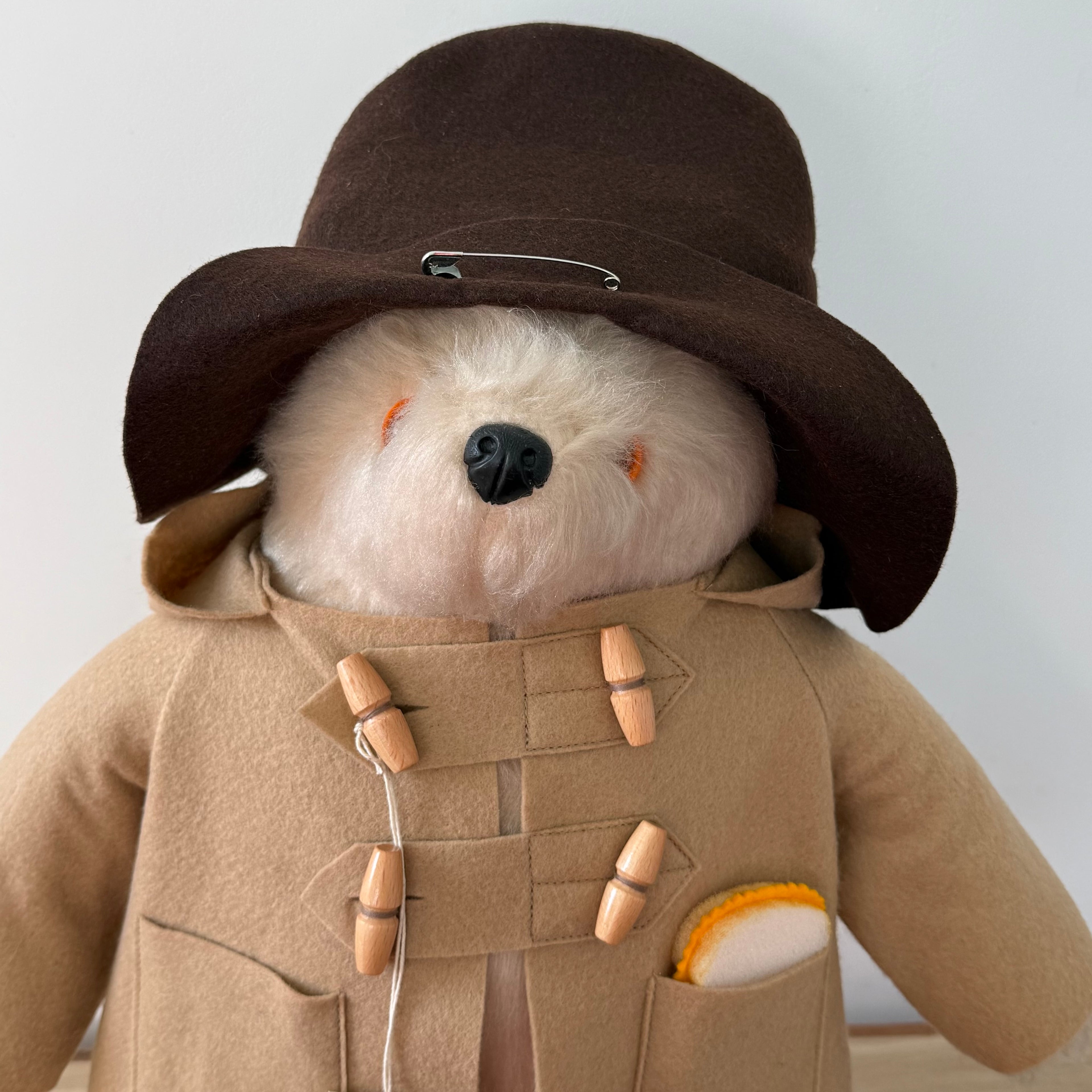 Vintage Gabrielle Designs Paddington Bear 46cm 1970s England Label
