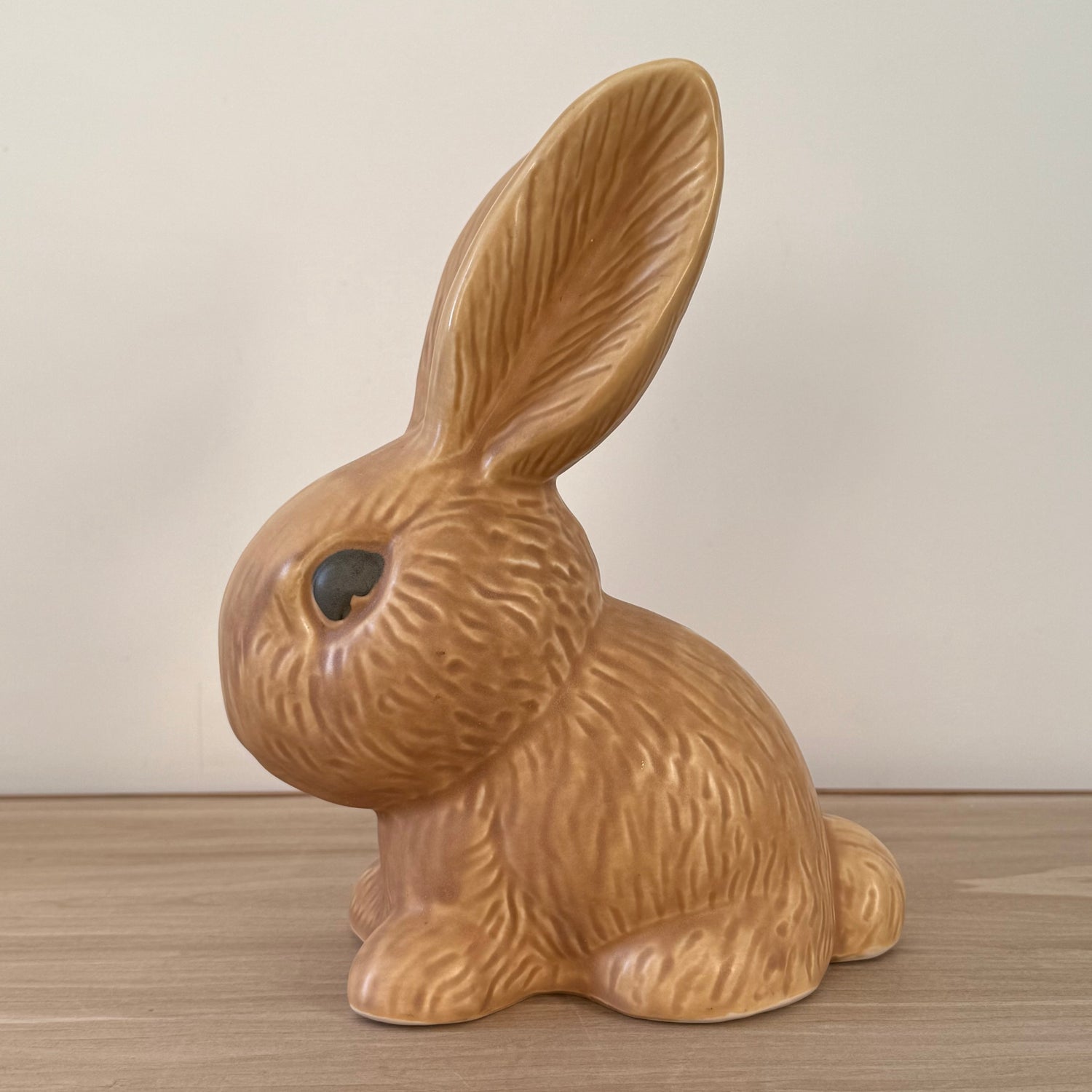 Large Sylvac Brown Rabbit Model 1028 Vintage Pottery Figure