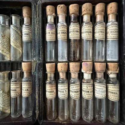 Antique Homeopathic Chemist’s Remedy Case by John J. Stevenson Nottingham