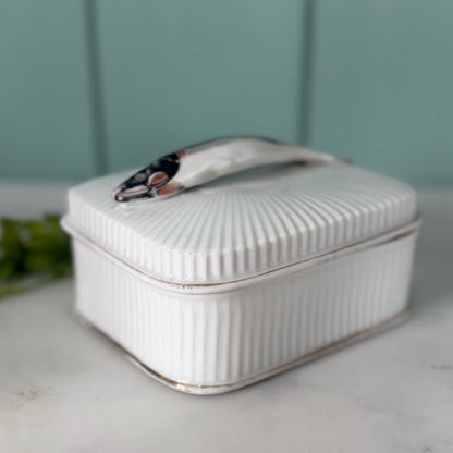 Late Victorian Austrian Porcelain Sardine Dish c1900