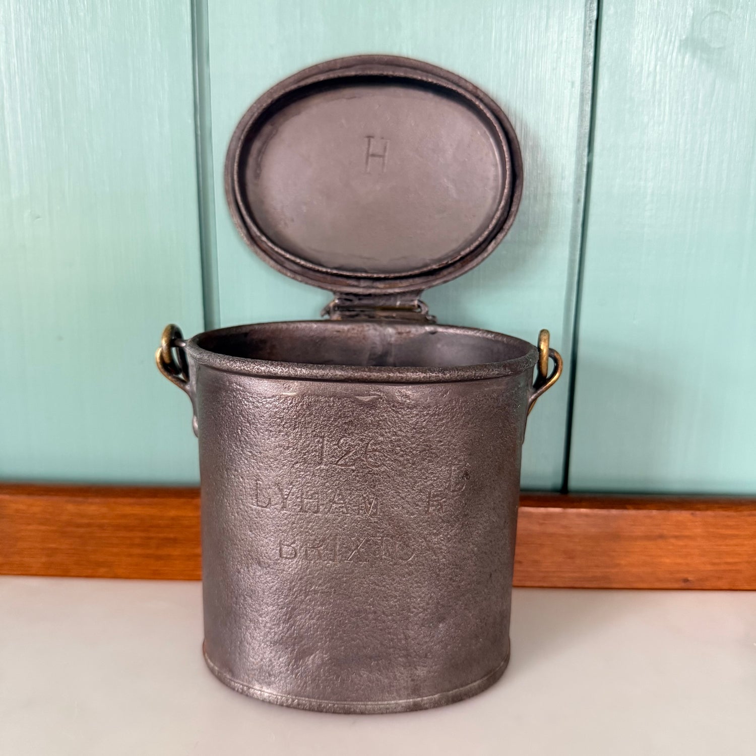 Antique Sussex Fair Dairy Cream Milk Pail - Brixton London