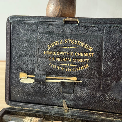 Antique Homeopathic Chemist’s Remedy Case by John J. Stevenson Nottingham