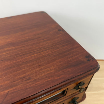 Early 20th Century Chadwick’s Sewing Cottons Shop Display Cabinet with Thread