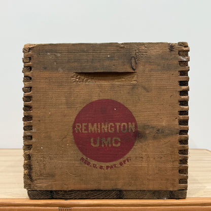 Early 20th Century Remington UMC Wooden Ammunition Transit Crate
