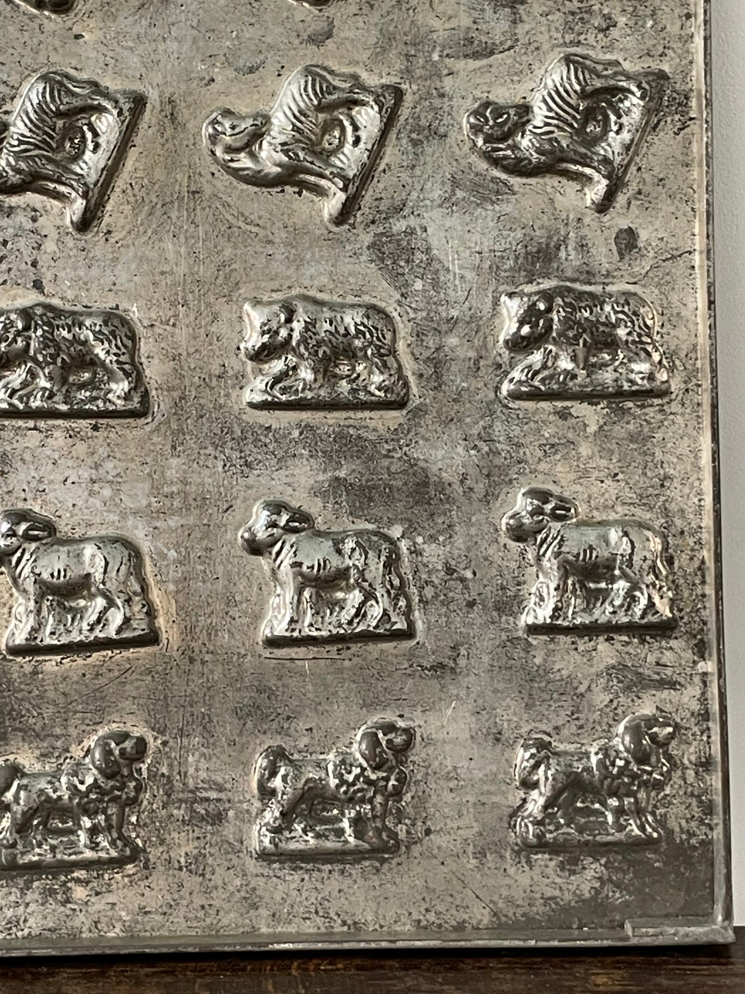Antique Anton Reiche Chocolate Mould Tray with Animals – c.1920s