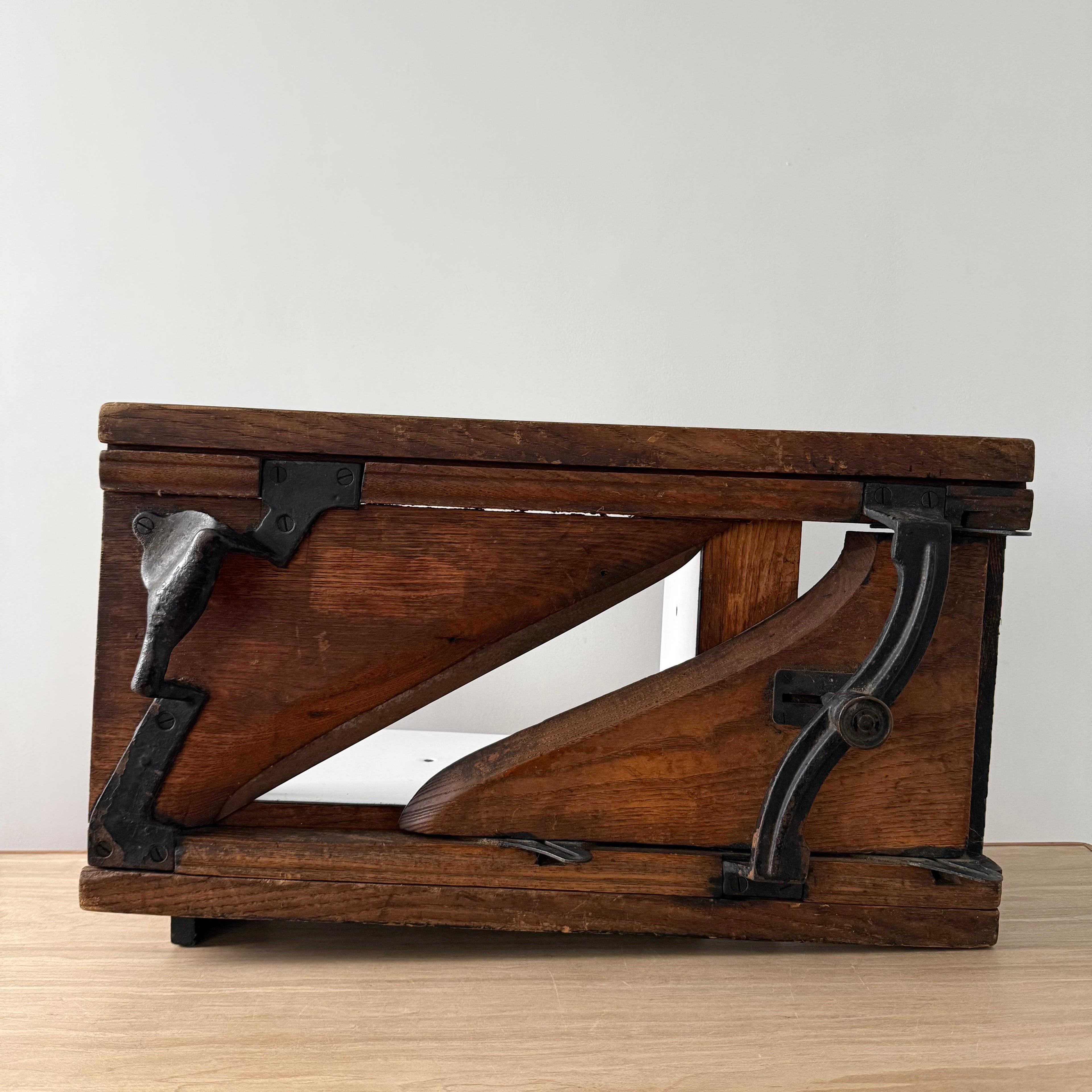 Antique Patent Household Bread Cutter Size A Wooden Kitchen Slicer
